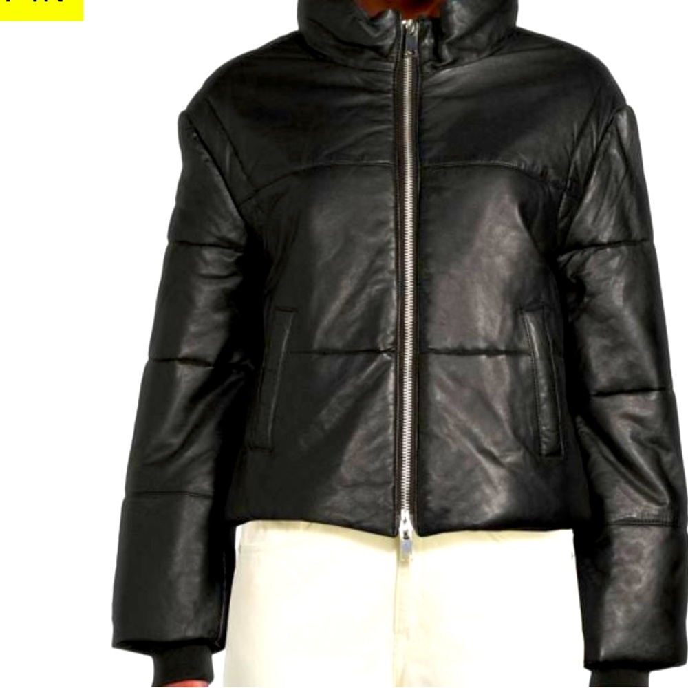 Walter Baker Lorenza Lamb Leather Jacket Small